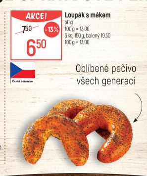 Loupák s mákem