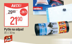 Pytle na odpadky 35 l Fino