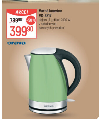 Rychlovarná konvice Orava VK-3217