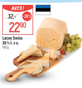 Sýr Lacey Swiss