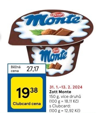 Dezert Monte Zott