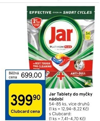 Kapsle do myčky Jar