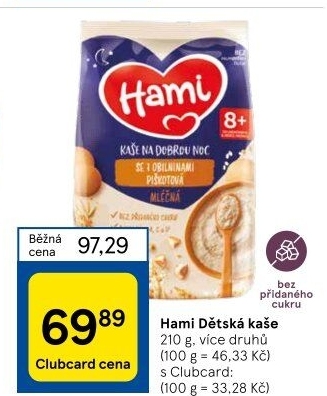 Kaše dětská Hami