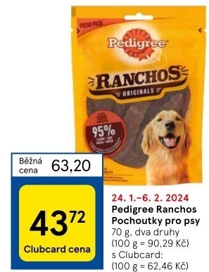 Pamlsky pro psy Ranchos Original Pedigree