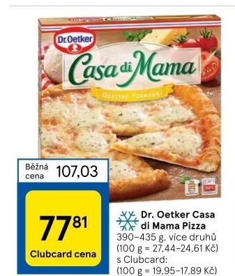 Pizza mražená Casa di Mama Dr. Oetker