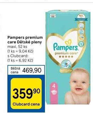 Pleny dětské Pampers Premium Care