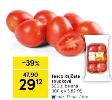 Rajčata soudková Tesco