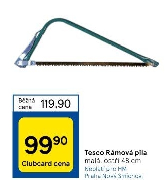 Rámová pila Tesco