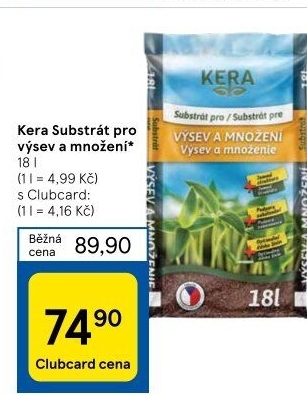 Substrát pro výsev a množení Kera