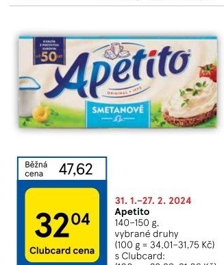 Sýr tavený Apetito