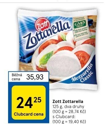 Sýr Zottarella Zott