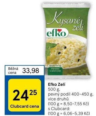 Zelí Efko