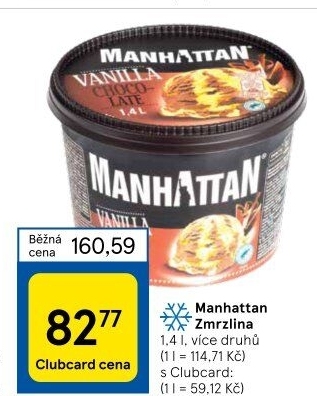 Zmrzlina v kelímku Manhattan Nestlé