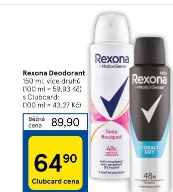 Deodorant sprej Rexona