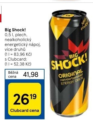 Energetický nápoj Big Shock