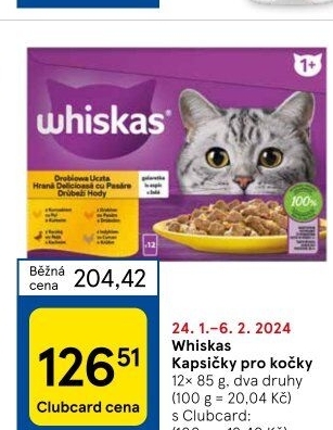 Kapsičky pro kočky Whiskas