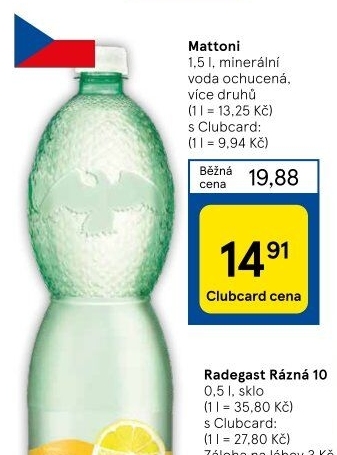 Ochucená voda Mattoni