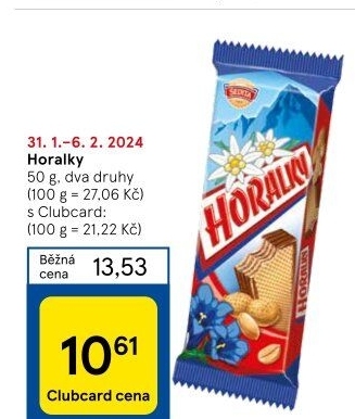 Oplatky Horalky Sedita