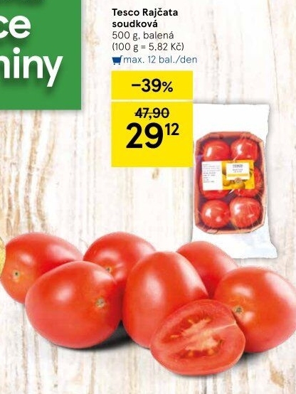 Rajčata soudková Tesco