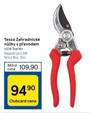 Zahradnické nůžky Tesco