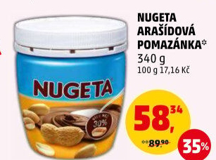 Čokokrém arašídový Nugeta Orion