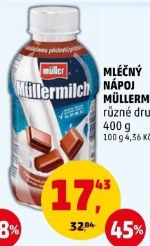 Nápoj mléčný Müllermilch Müller