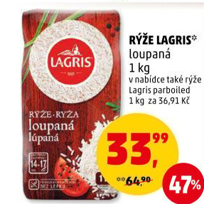 Rýže loupaná Lagris