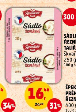 Sádlo škvařené Řezníkův talíř