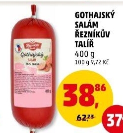 Salám Gothaj Řezníkův talíř