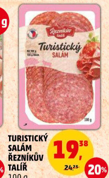 Salám turistický Řezníkův talíř