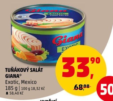 Salát s tuňákem Giana
