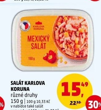 Saláty Karlova Koruna