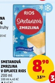 Smetanová zmrzlina Rios