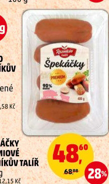 Špekáčky premium Řezníkův talíř