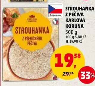 Strouhanka Karlova Koruna