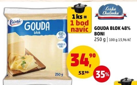 Sýr Gouda 48% Boni