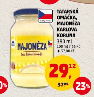 Tatarská omáčka Karlova Koruna