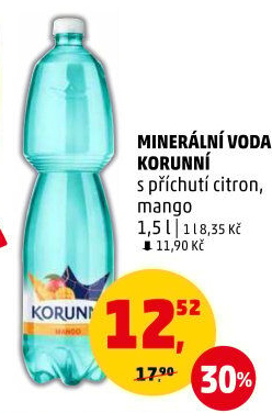 Voda ochucená Korunní