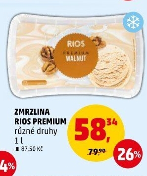 Zmrzlina ve vaničce Premium Rios