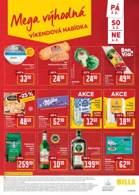 akční leták BILLA 31.1.2024-6.2.2024