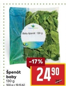 Baby špenát Polabská zelenina