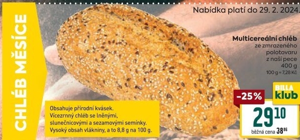 Chléb multicereální