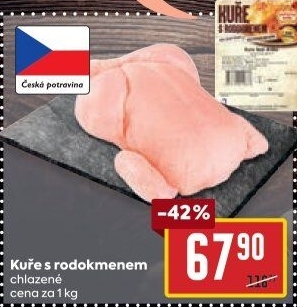 Kuře s rodokmenem Vodňanské kuře