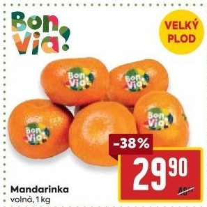 Mandarinky Billa Bonvia