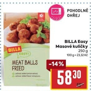 Masové kuličky Easy Billa