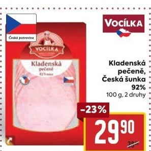 Pečeně kladenská Vocílka