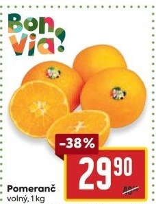 Pomeranče Billa Bonvia