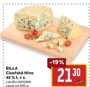 Sýr Niva císařská 45% Billa