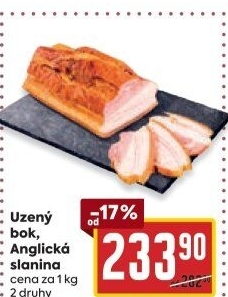 Uzený bok bez kosti