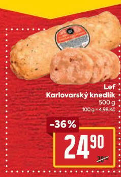 Knedlík karlovarský Lef